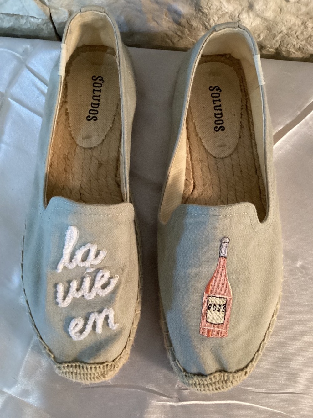 Soludos Anthropologie La Vie En Rosé Espadrilles